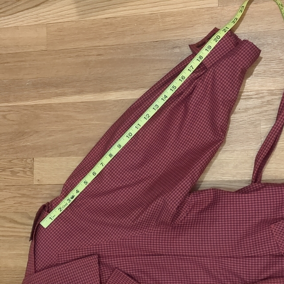 LAST DAY! Vintage overcoat, Amanda Smith, size 14P, red and black checked - Picture 7 of 9